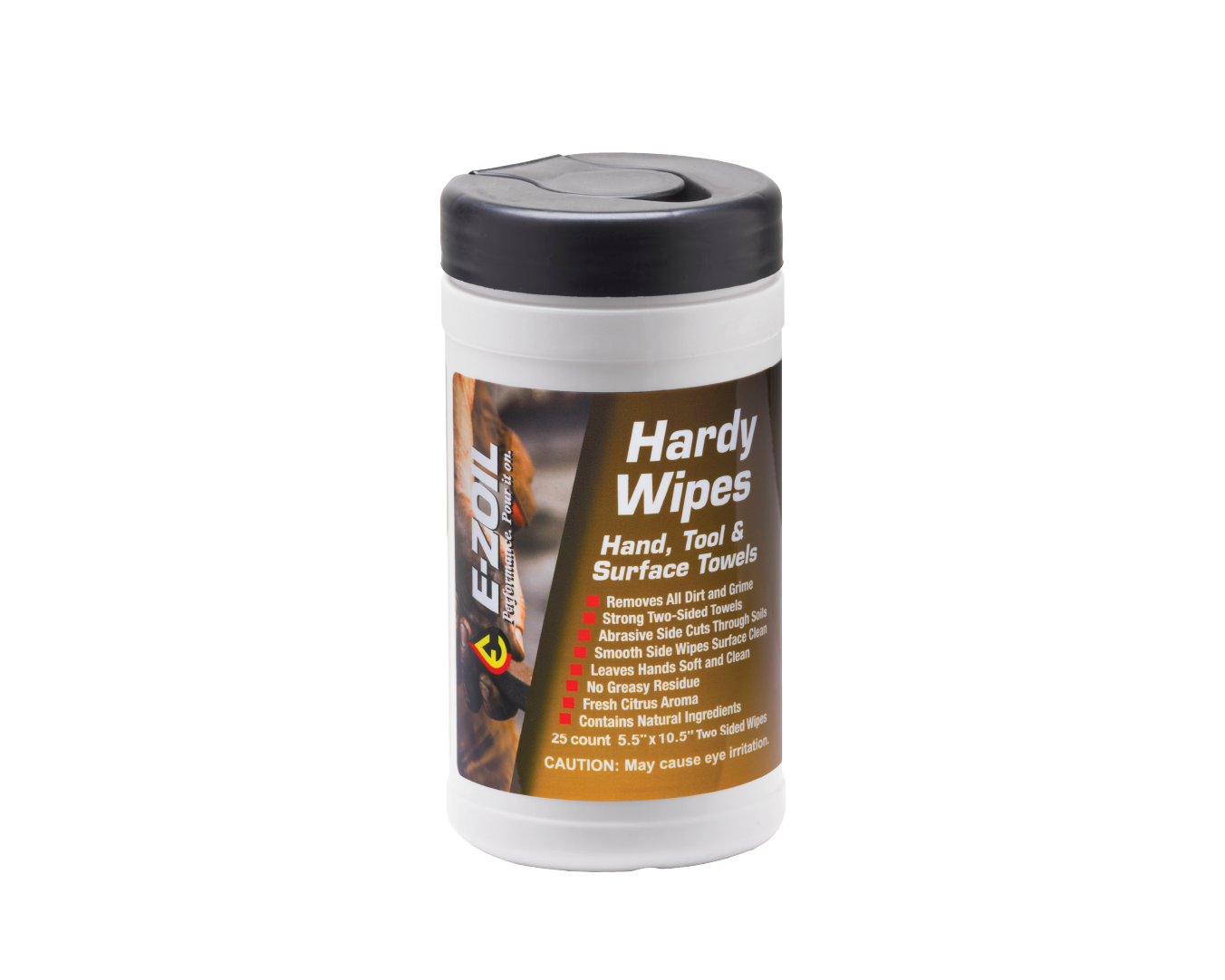 E-ZOIL's Hardy Wipes, 25 CT